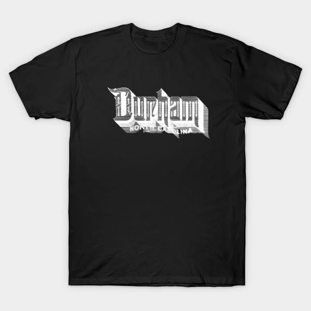 Vintage Durham, NC T-Shirt by DonDota